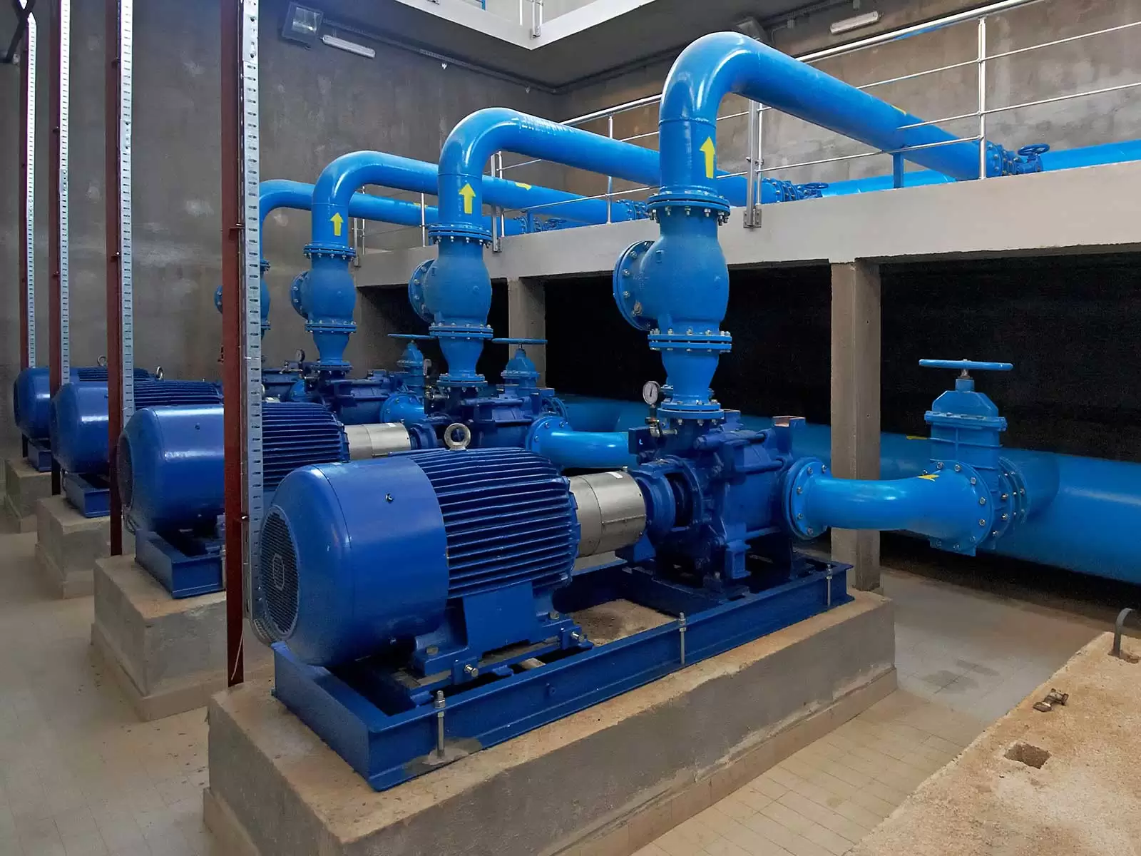Station de pompage hydraulique